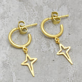 Hoops Earrings Real 22k Yellow  Earrings