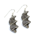 Spiral Fringe Dangle Earrings