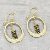 Pyrite  Dangle Earrings