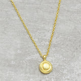 Round Metal Pendant Necklaces